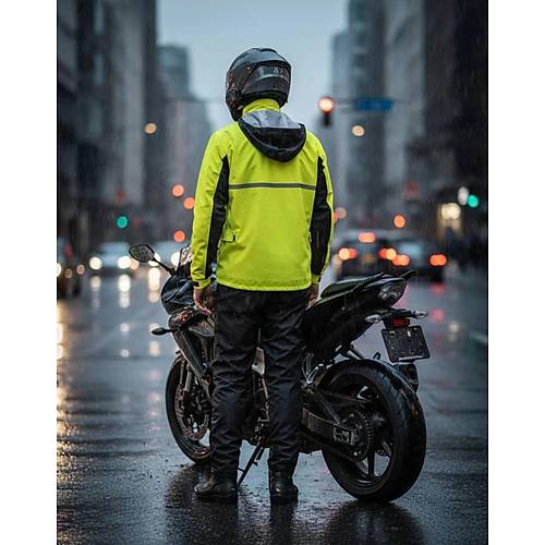Nukro Drycone Premium Motosiklet Ya�murluk Tak�m�