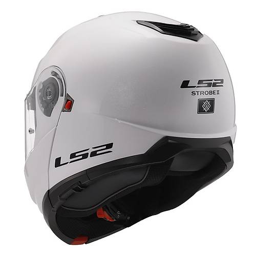LS2 Strobe 2 Beyaz ene Alr Motosiklet Kask