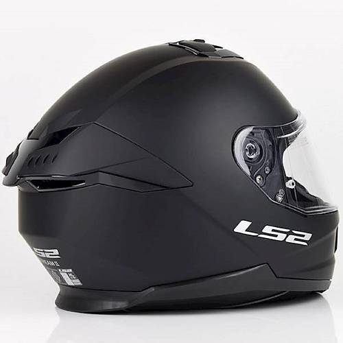 LS2 Stream 2 Mat Siyah Full Face Motosiklet Kask