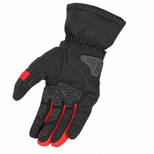 LS2 Snow Evo H20  Siyah-K�rm�z� K��l�k Motosiklet Eldiveni