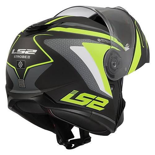 LS2 Strobe 2 Phantom Neon Sar ene Alr Motosiklet Kask