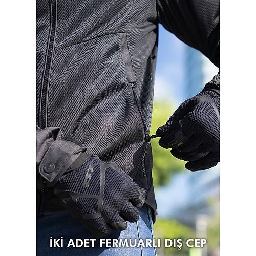 LS2 Breeze Siyah Yazl�k Motosiklet Montu