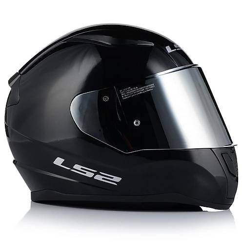 Ls2 Rapd 2 Parlak Siyah Fullface Motosiklet Kask Gri Caml