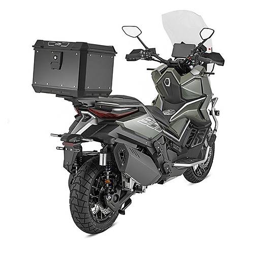 Kappa KMX500B Al�minyum Motosiklet Arka �anta Siyah 50 LT