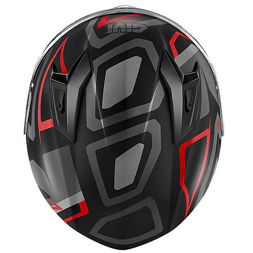Givi 50.7 Proton Mat T�tan�um-K�rm�z�  Kapal� Motosiklet Kask�