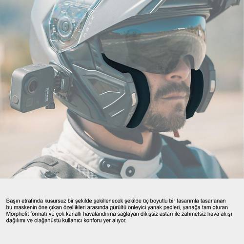 Nexx X.l�fetour Pro M�le Mat Karbon Mavi-K�rm�z� �ene A��l�r Motosiklet Kask�