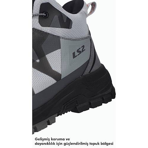 LS2 Torrent waterproof Gri Motosiklet Botu