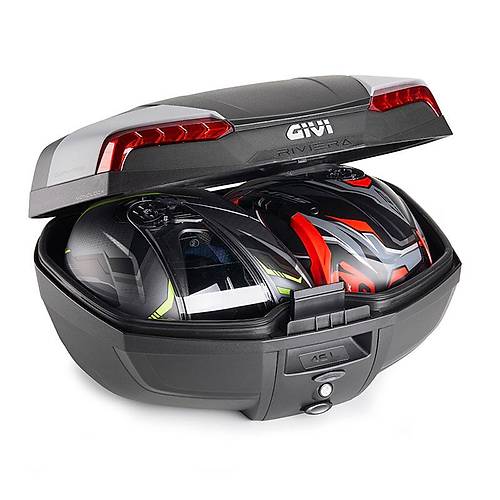 Givi E46N2 Riviera Motosiklet Arka �anta K�rm�z� Reflekt�rl�