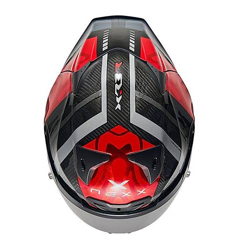 Nexx X.R3R Sw�rl Karbon K�rm�z� Kapal� Motosiklet Kask�