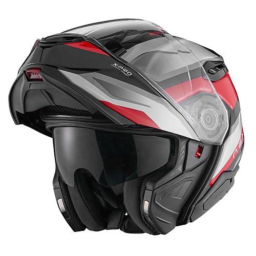 Nexx X.l�fetour Pro M�le Karbon Beyaz-K�rm�z� �ene A��l�r Motosiklet Kask�