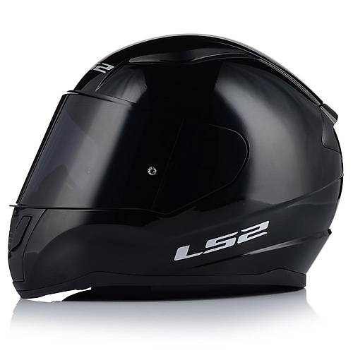 Ls2 Rapd 2 Parlak Siyah Fullface Motosiklet Kask Siyah Caml