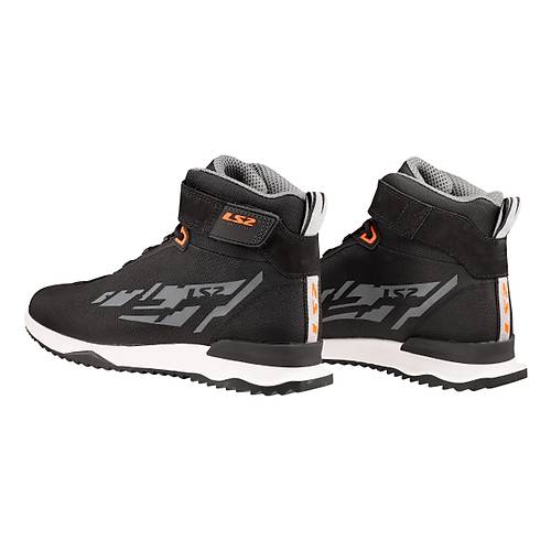 LS2 Acrux Yazl�k Motosiklet Botu (Siyah-Turuncu)