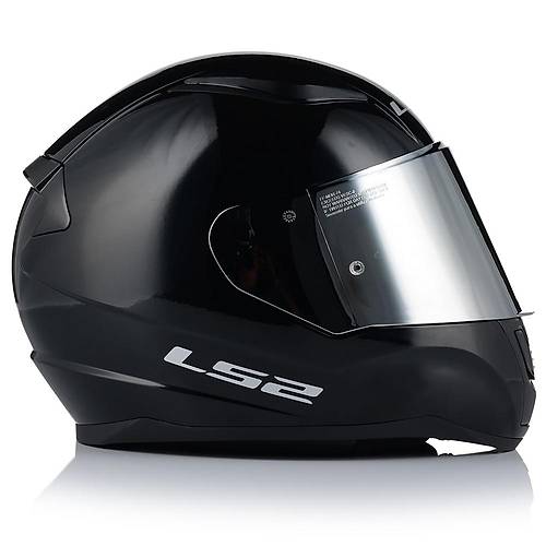 Ls2 Rapd 2 Parlak Siyah Fullface Motosiklet Kask Gri Caml