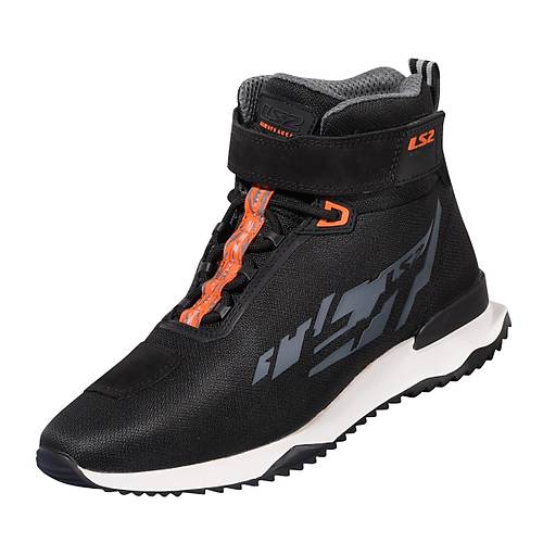 LS2 Acrux Yazl�k Motosiklet Botu (Siyah-Turuncu)
