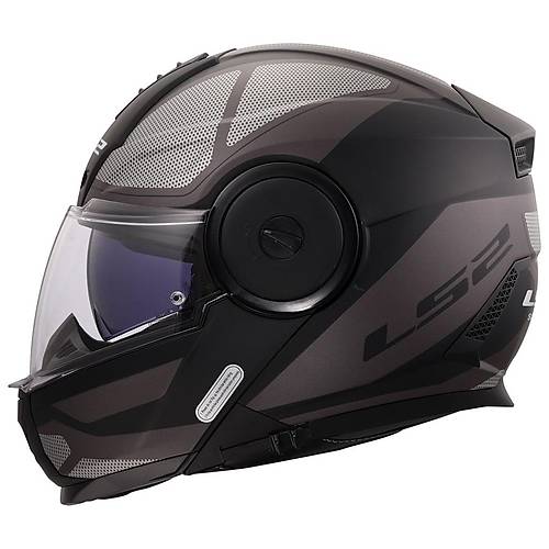 LS2 Scope 2 Axis ene Alr Motosiklet Kask Mat Siyah-Ttanum