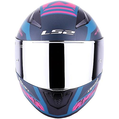 LS2 RAPID 2 XTREET MAT MAV-MOR KAPALI MOTOSKLET KASKI GR CAMLI