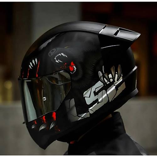 LS2 RAPID 2 RACE CLAWN KAPALI MOTOSKLET KASKI GR CAMLI