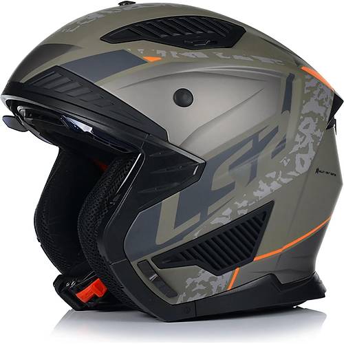 LS2 Dr�fter Devor �ene ��kar�labilir Mod�ler Motosiklet Kask� Mat Kum