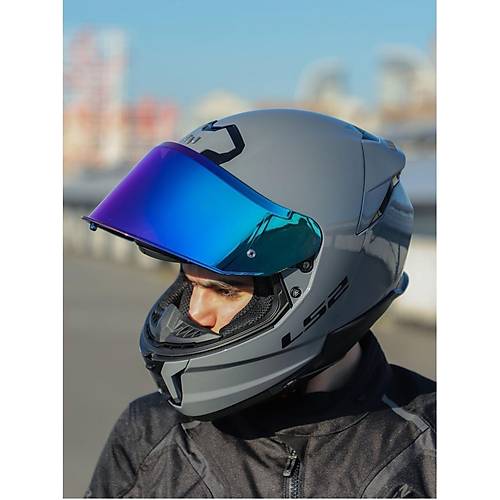 LS2 Stream 2 Nardo Gri Full Face Motosiklet Kask� G�kku�a�� Caml�