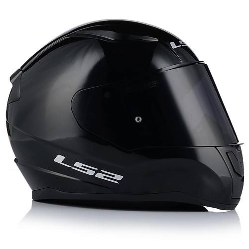 Ls2 Rapd 2 Parlak Siyah Fullface Motosiklet Kask Siyah Caml