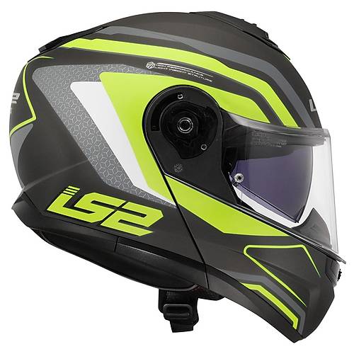 LS2 Strobe 2 Phantom Neon Sar ene Alr Motosiklet Kask