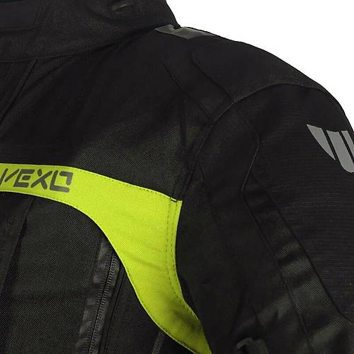 Vexo Adventure H20 4 Mevsim Motosiklet Montu Siyah-Neon Sar�