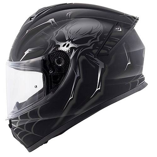 Givi 50.X Arachno Mat Siyah-Gri Kapal� Motosiklet Kask�