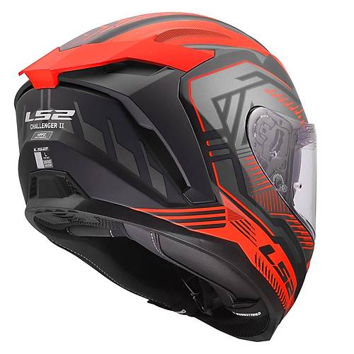 LS2 Challenger 2 Drav�x Mat K�rm�z� Kapal� Motosiklet Kask�