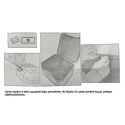 Givi Alp44B2 Alp�na Al�minyum Motosiklet Arka �anta Siyah 44lt