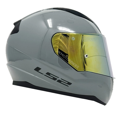 LS2 Rapd 2 Nardo Gri Fullface Motosiklet Kask Gold Caml