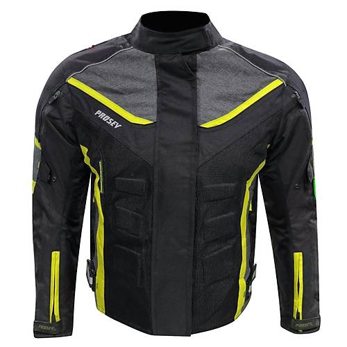 Prosev 2400 4 Mevsim Bayan Motosiklet Montu Neon Sar