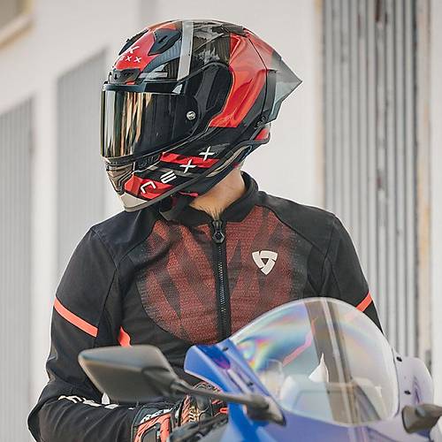 Nexx X.R3R Sw�rl Karbon K�rm�z� Kapal� Motosiklet Kask�