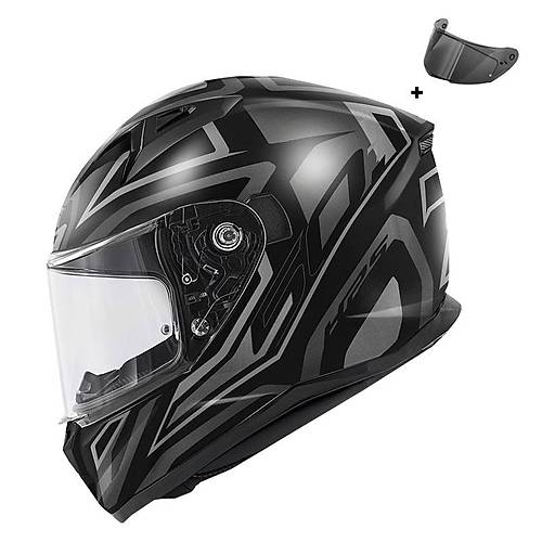 Givi  50.7 Proton Mat T�tan�um-Siyah  Kapal� Motosiklet Kask�