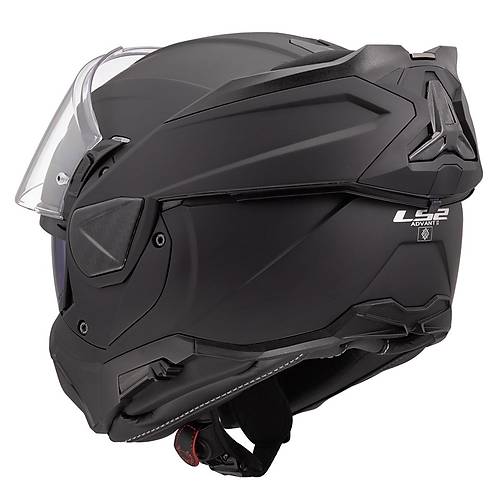 LS2 Advant 2 Mat Siyah �ene A��l�r Motosiklet Kask�