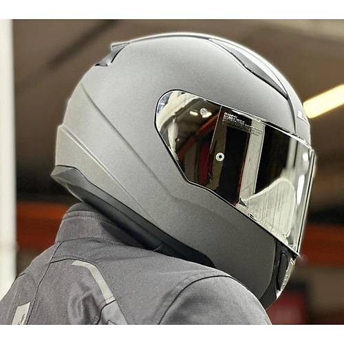 LS2 Rap�d 2 Mat Concrete Full Face Motosiklet Kask� Gri Caml�