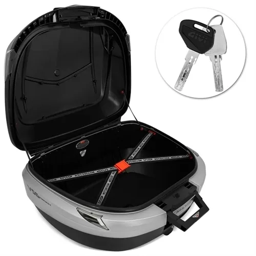 Givi V56NNT Maxia Motosiklet Arka anta Gri Reflektrl