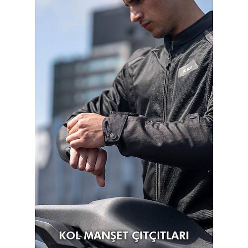 LS2 Breeze Siyah Yazl�k Motosiklet Montu