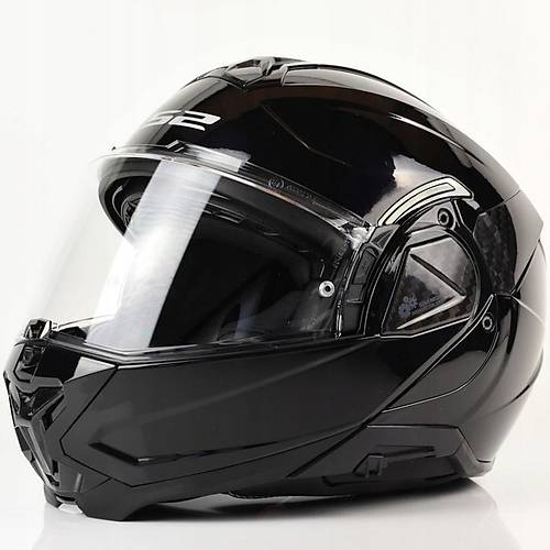 LS2 Advant 2 Parlak Siyah �ene A��l�r Motosiklet Kask�