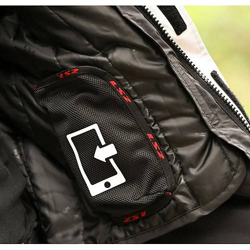 LS2 Narv�k 4 Mevsim Motosiklet Montu Mavi-Siyah-Gri-K�rm�z�