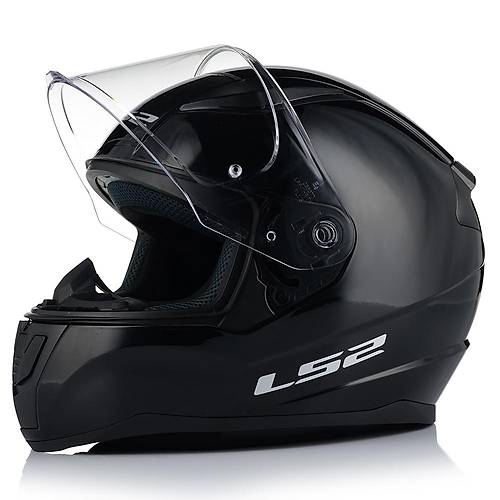 Ls2 Rapd 2 Parlak Siyah Fullface Motosiklet Kask