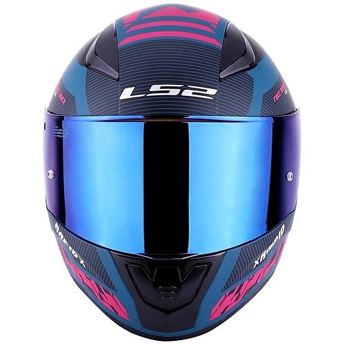 LS2 RAPID 2 XTREET MAT MAV-MOR KAPALI MOTOSKLET KASKI MAV CAMLI