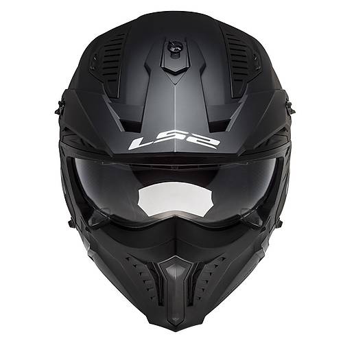 LS2 Dr�fter �ene ��kar�labilir Mod�ler Motosiklet Kask� Mat Siyah