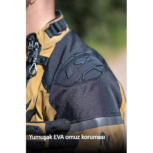 LS2 X-Master Kum-Siyah-Gri 4 Mevsim Motosiklet Montu