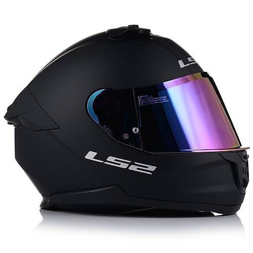 LS2 Stream 2 Mat Siyah Full Face Motosiklet Kask Gkkua Caml