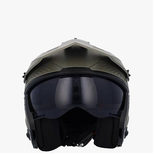 LS2 Dr�fter �ene ��kar�labilir Mod�ler Motosiklet Kask� Mat Kum
