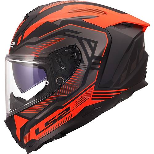 LS2 Challenger 2 Drav�x Mat K�rm�z� Kapal� Motosiklet Kask�