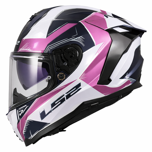 LS2 Challenger 2 Flaman Lavanta Kapal� Motosiklet Kask�