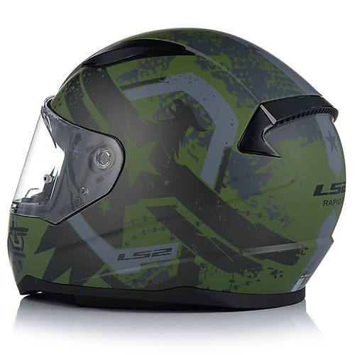 LS2 RAPID 2 THUNDER BIRDS KAPALI MOTOSKLET KASKI