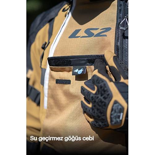 LS2 X-Master Kum-Siyah-Gri 4 Mevsim Motosiklet Montu