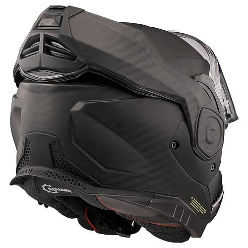 LS2 Advant X Karbon �enesi Arka A��lan Kask (Mat Siyah)